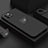 Funda Silicona Carcasa Ultrafina Goma con Magnetico Anillo de dedo Soporte A07 para Apple iPhone 14 Pro Max Negro
