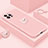 Funda Silicona Carcasa Ultrafina Goma con Magnetico Anillo de dedo Soporte A07 para Apple iPhone 14 Pro Max Oro Rosa