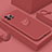 Funda Silicona Carcasa Ultrafina Goma con Magnetico Anillo de dedo Soporte A07 para Apple iPhone 14 Pro Max Rojo