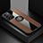 Funda Silicona Carcasa Ultrafina Goma con Magnetico Anillo de dedo Soporte A07 para Samsung Galaxy S23 Plus 5G Marron
