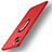 Funda Silicona Carcasa Ultrafina Goma con Magnetico Anillo de dedo Soporte A09 para Apple iPhone 13 Mini Rojo
