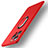 Funda Silicona Carcasa Ultrafina Goma con Magnetico Anillo de dedo Soporte A09 para Apple iPhone 13 Pro Max Rojo