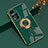 Funda Silicona Carcasa Ultrafina Goma con Magnetico Anillo de dedo Soporte AN2 para Xiaomi Mi 11i 5G (2022) Verde