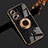 Funda Silicona Carcasa Ultrafina Goma con Magnetico Anillo de dedo Soporte AN2 para Xiaomi Poco X4 GT 5G Negro