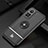 Funda Silicona Carcasa Ultrafina Goma con Magnetico Anillo de dedo Soporte JM1 para Xiaomi Mi 10T Pro 5G Negro