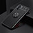 Funda Silicona Carcasa Ultrafina Goma con Magnetico Anillo de dedo Soporte JM2 para Oppo K9 Pro 5G Negro