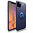 Funda Silicona Carcasa Ultrafina Goma con Magnetico Anillo de dedo Soporte para Apple iPhone 11 Pro Azul