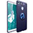 Funda Silicona Carcasa Ultrafina Goma con Magnetico Anillo de dedo Soporte para Huawei Enjoy 8 Plus Azul