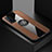 Funda Silicona Carcasa Ultrafina Goma con Magnetico Anillo de dedo Soporte para Huawei Honor Play4T Pro Marron
