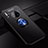 Funda Silicona Carcasa Ultrafina Goma con Magnetico Anillo de dedo Soporte para Huawei Mate 30 Pro Azul