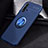 Funda Silicona Carcasa Ultrafina Goma con Magnetico Anillo de dedo Soporte para Huawei Nova 5 Pro Azul