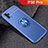 Funda Silicona Carcasa Ultrafina Goma con Magnetico Anillo de dedo Soporte para Huawei P30 Pro Azul