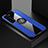 Funda Silicona Carcasa Ultrafina Goma con Magnetico Anillo de dedo Soporte para Huawei P40 Lite 5G Azul
