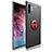 Funda Silicona Carcasa Ultrafina Goma con Magnetico Anillo de dedo Soporte para Samsung Galaxy Note 10 Plus 5G Rojo y Negro