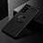 Funda Silicona Carcasa Ultrafina Goma con Magnetico Anillo de dedo Soporte para Samsung Galaxy S20 FE 5G Negro