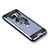 Funda Silicona Carcasa Ultrafina Goma con Magnetico Anillo de dedo Soporte para Samsung Galaxy S7 G930F G930FD Azul