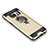 Funda Silicona Carcasa Ultrafina Goma con Magnetico Anillo de dedo Soporte para Samsung Galaxy S7 G930F G930FD Oro