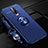 Funda Silicona Carcasa Ultrafina Goma con Magnetico Anillo de dedo Soporte para Xiaomi Redmi K30i 5G Azul