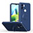 Funda Silicona Carcasa Ultrafina Goma con Magnetico Anillo de dedo Soporte QW1 para Xiaomi Poco C51 Azul