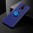 Funda Silicona Carcasa Ultrafina Goma con Magnetico Anillo de dedo Soporte SD1 para Xiaomi Redmi Note 9S Azul