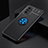 Funda Silicona Carcasa Ultrafina Goma con Magnetico Anillo de dedo Soporte SD2 para Xiaomi Mi 11X Pro 5G Azul y Negro