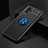 Funda Silicona Carcasa Ultrafina Goma con Magnetico Anillo de dedo Soporte SD2 para Xiaomi Redmi Note 10 4G Azul y Negro