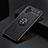 Funda Silicona Carcasa Ultrafina Goma con Magnetico Anillo de dedo Soporte SD2 para Xiaomi Redmi Note 10 4G Negro