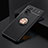 Funda Silicona Carcasa Ultrafina Goma con Magnetico Anillo de dedo Soporte SD2 para Xiaomi Redmi Note 10 Pro 4G Oro y Negro