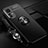 Funda Silicona Carcasa Ultrafina Goma con Magnetico Anillo de dedo Soporte SD3 para Xiaomi Mi 12T 5G Negro