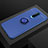 Funda Silicona Carcasa Ultrafina Goma con Magnetico Anillo de dedo Soporte T02 para Oppo R17 Pro Azul