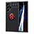 Funda Silicona Carcasa Ultrafina Goma con Magnetico Anillo de dedo Soporte T02 para Samsung Galaxy S21 Ultra 5G Rojo y Negro