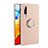Funda Silicona Carcasa Ultrafina Goma con Magnetico Anillo de dedo Soporte T04 para Huawei P30 Rosa