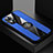 Funda Silicona Carcasa Ultrafina Goma con Magnetico Anillo de dedo Soporte X01L para Oppo F21s Pro 5G Azul