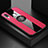 Funda Silicona Carcasa Ultrafina Goma con Magnetico Anillo de dedo Soporte X01L para Samsung Galaxy A40 Rojo