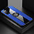 Funda Silicona Carcasa Ultrafina Goma con Magnetico Anillo de dedo Soporte X01L para Samsung Galaxy S20 FE 5G Azul