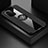 Funda Silicona Carcasa Ultrafina Goma con Magnetico Anillo de dedo Soporte X01L para Xiaomi Mi 11X Pro 5G Negro