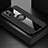 Funda Silicona Carcasa Ultrafina Goma con Magnetico Anillo de dedo Soporte X01L para Xiaomi Redmi Note 11E 5G Negro