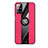 Funda Silicona Carcasa Ultrafina Goma con Magnetico Anillo de dedo Soporte X02L para Samsung Galaxy M31s Rojo