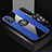 Funda Silicona Carcasa Ultrafina Goma con Magnetico Anillo de dedo Soporte X03L para Oppo K9S 5G Azul