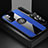 Funda Silicona Carcasa Ultrafina Goma con Magnetico Anillo de dedo Soporte X03L para Xiaomi Redmi Note 11 Pro+ Plus 5G Azul