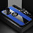 Funda Silicona Carcasa Ultrafina Goma con Magnetico Anillo de dedo Soporte X03L para Xiaomi Redmi Note 12 Explorer Azul