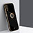 Funda Silicona Carcasa Ultrafina Goma con Magnetico Anillo de dedo Soporte XL1 para Samsung Galaxy A30S Negro