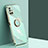 Funda Silicona Carcasa Ultrafina Goma con Magnetico Anillo de dedo Soporte XL1 para Samsung Galaxy M51 Verde