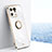 Funda Silicona Carcasa Ultrafina Goma con Magnetico Anillo de dedo Soporte XL1 para Xiaomi Mi 13 Pro 5G Blanco