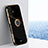 Funda Silicona Carcasa Ultrafina Goma con Magnetico Anillo de dedo Soporte XL1 para Xiaomi Poco F3 GT 5G Negro
