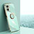 Funda Silicona Carcasa Ultrafina Goma con Magnetico Anillo de dedo Soporte XL1 para Xiaomi Redmi 10 Prime Plus 5G Verde