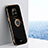 Funda Silicona Carcasa Ultrafina Goma con Magnetico Anillo de dedo Soporte XL1 para Xiaomi Redmi 10X 5G Negro