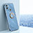 Funda Silicona Carcasa Ultrafina Goma con Magnetico Anillo de dedo Soporte XL1 para Xiaomi Redmi A1 Plus Azul