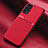 Funda Silicona Carcasa Ultrafina Goma con Magnetico para Oppo A95 4G Rojo