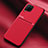 Funda Silicona Carcasa Ultrafina Goma con Magnetico para Samsung Galaxy A22 4G Rojo